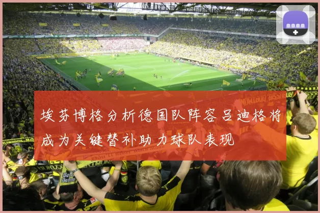 埃芬博格分析德国队阵容吕迪格将成为关键替补助力球队表现